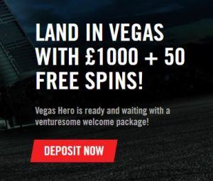 Welcome Power Pack – Vegas Hero Casino photo