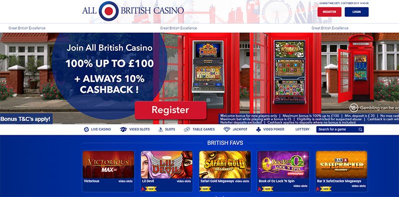 all british casino online