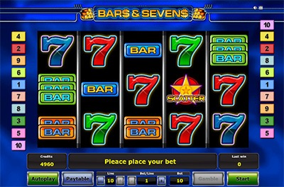 bars and sevens slot online