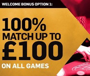 100% up to £100 – Betfair Casino photo