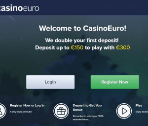 Deposit up to €150 to play with €300 photo