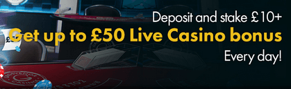 £50 bonus at grosvenor casino
