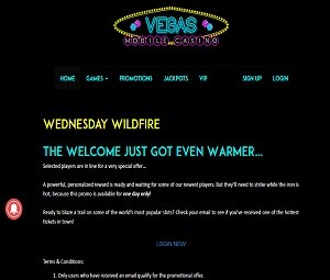 Wednesday Wildfire - Vegas Mobile Casino