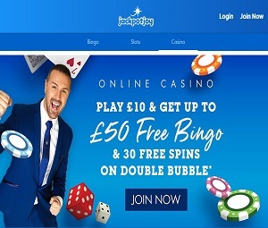 Welcome Offer - Jackpotjoy Casino