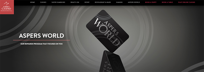 aspers world casino club