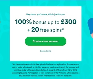 Welcome Bonus for New UK Players - Casumo Casino