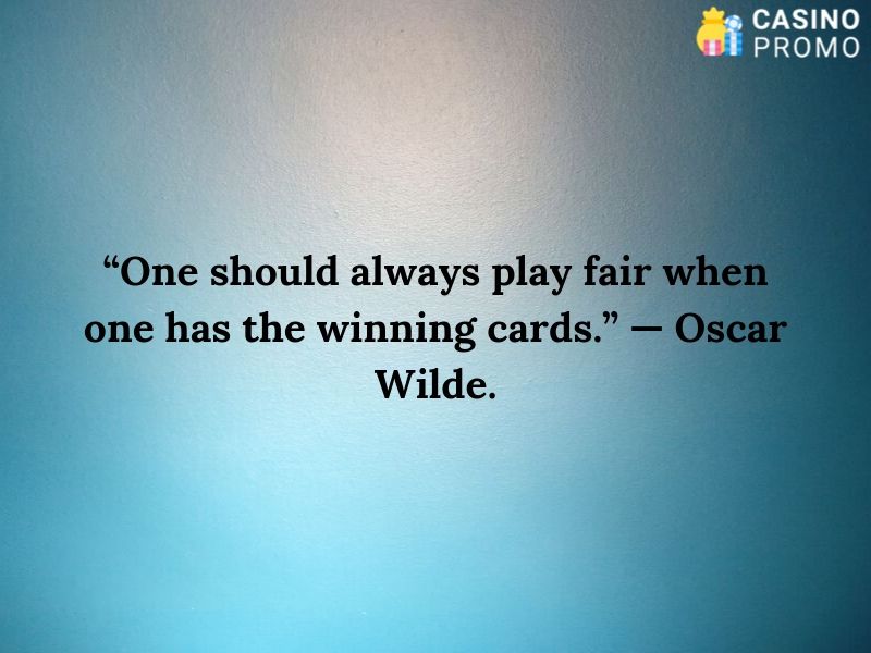 gambling quote by oscar wilde
