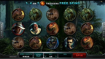 jurassic park slot