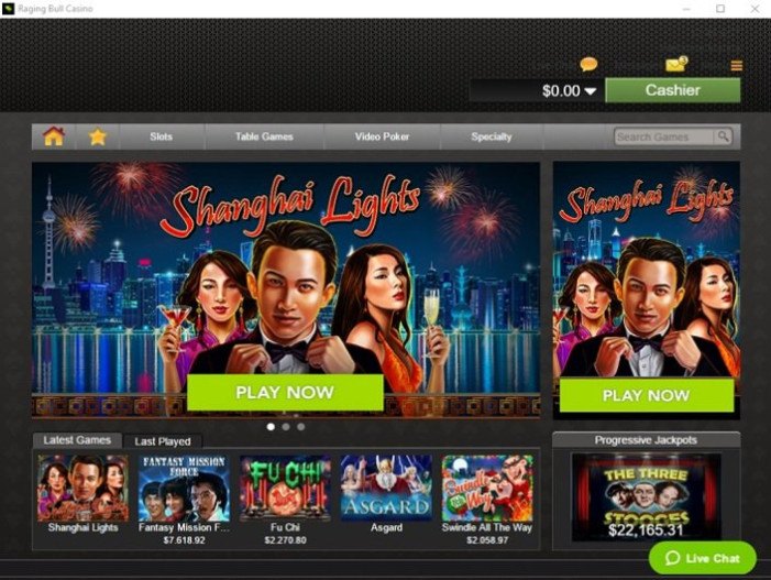 raging bull online casino australia